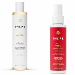 PHILIP B. Scalp Booster shampoo and Leave-In Conditioner